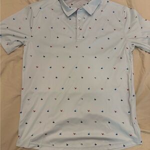 Swannies Light Blue Mens Polo